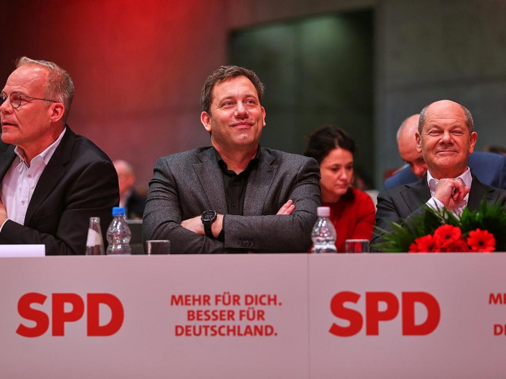 Matthias Miersch, Lars Klingbeil und Olaf Scholz (Archiv)