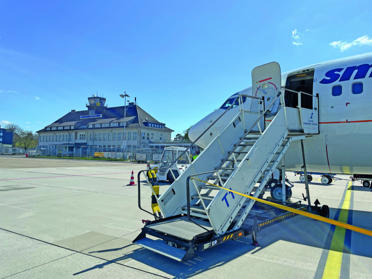 Fliegen ab Braunschweig: Hier eine Maschine des momento Partners Smartwings am Flughafen Braunschweig-Wolfsburg.