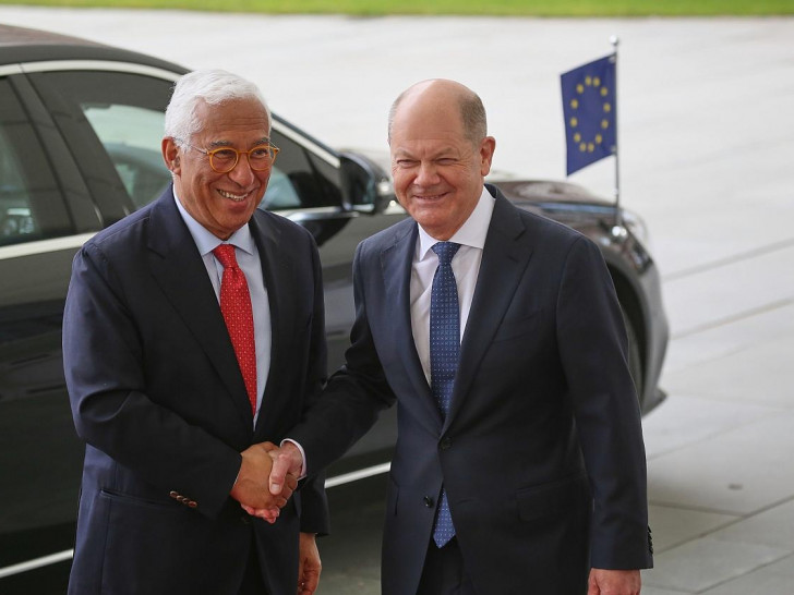 António Costa und Olaf Scholz am 12.03.2025