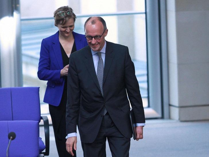 Franziska Brantner und Friedrich Merz (Archiv)