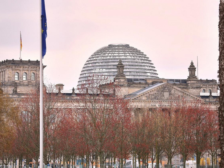 Reichstag mit Kuppel am 12.03.2025