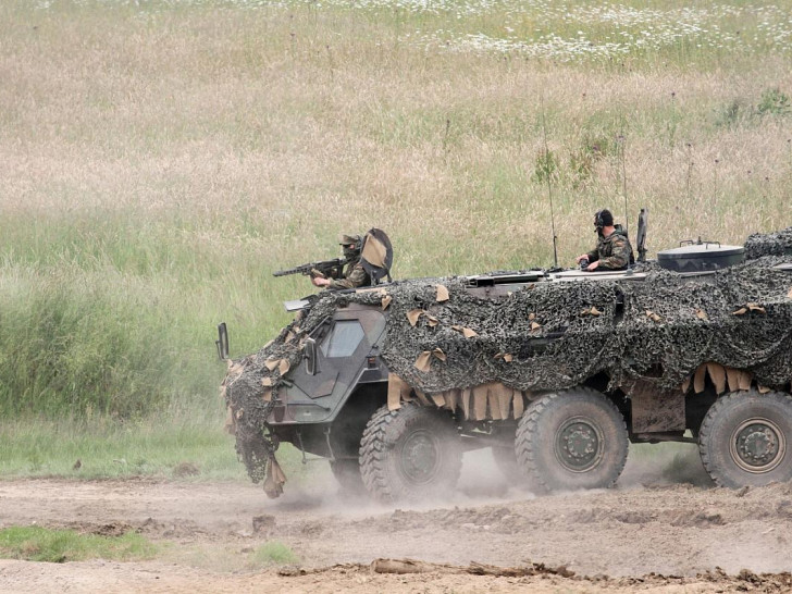 Bundeswehr-Panzer "Fuchs" (Archiv)