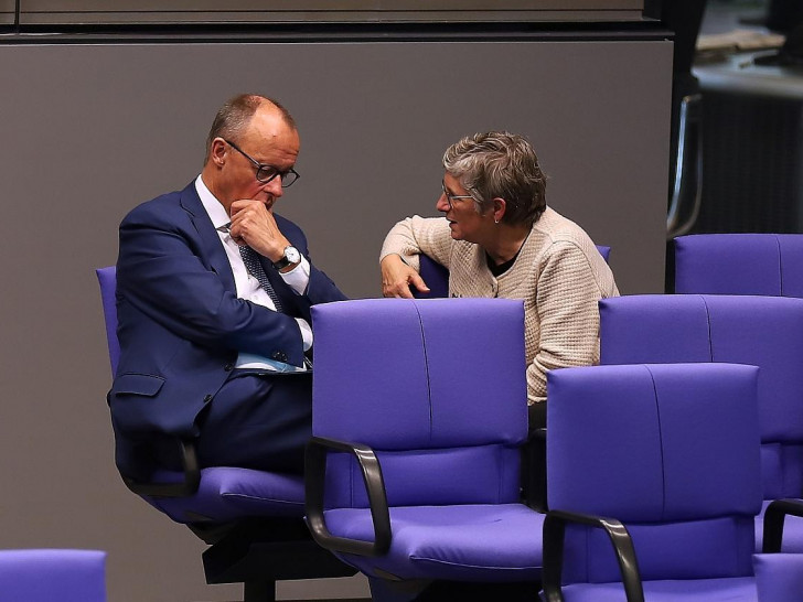 Friedrich Merz und Britta Haßelmann (Archiv)