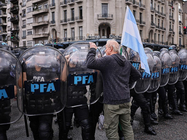 Proteste in Argentinien am 12.03.025