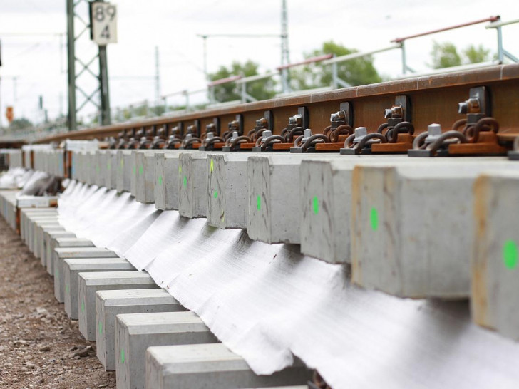 Gleise an einer Baustelle der Deutschen Bahn (Archiv)