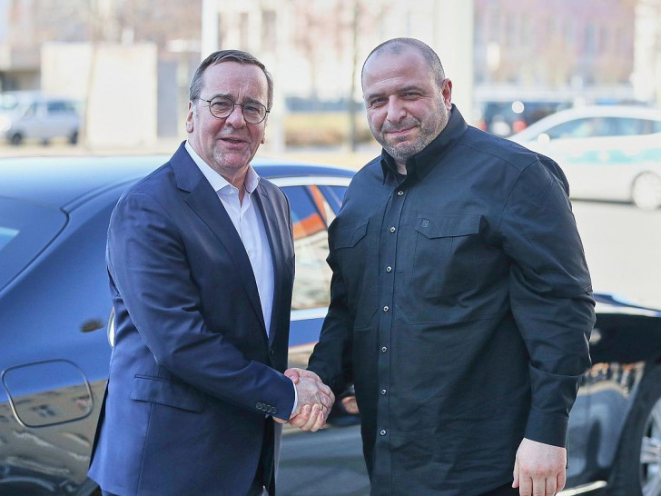 Boris Pistorius und Rustem Umjerow am 06.03.2025