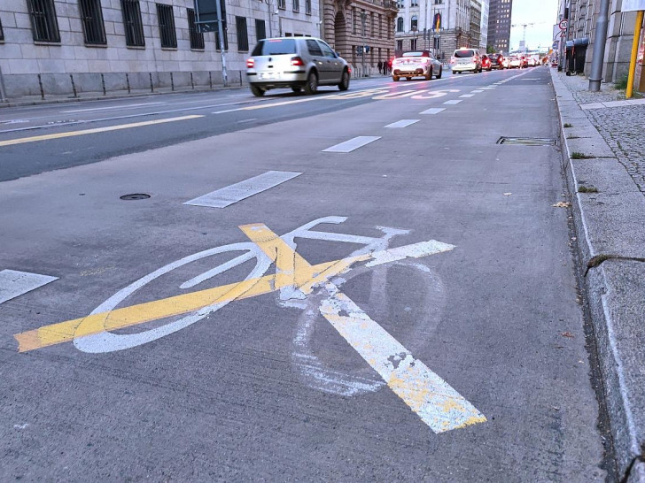 Ehemaliger Fahrradweg (Archiv)