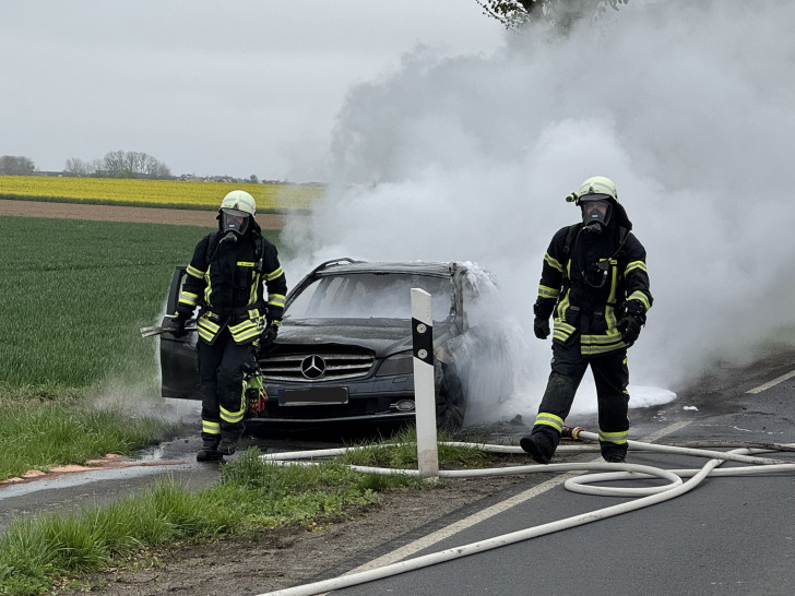 Die Feuerwehr ging unter Atemschutz vor.