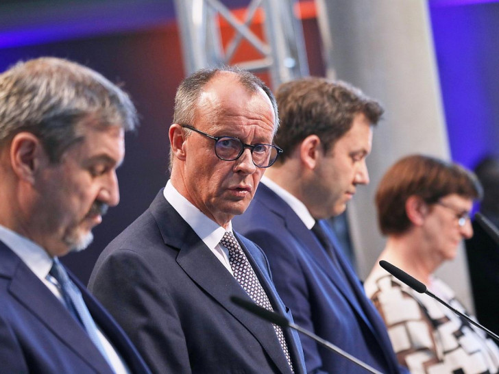 Bekanntgabe Einigung auf Koalition von CDU, CSU und SPD am 09.04.2025
