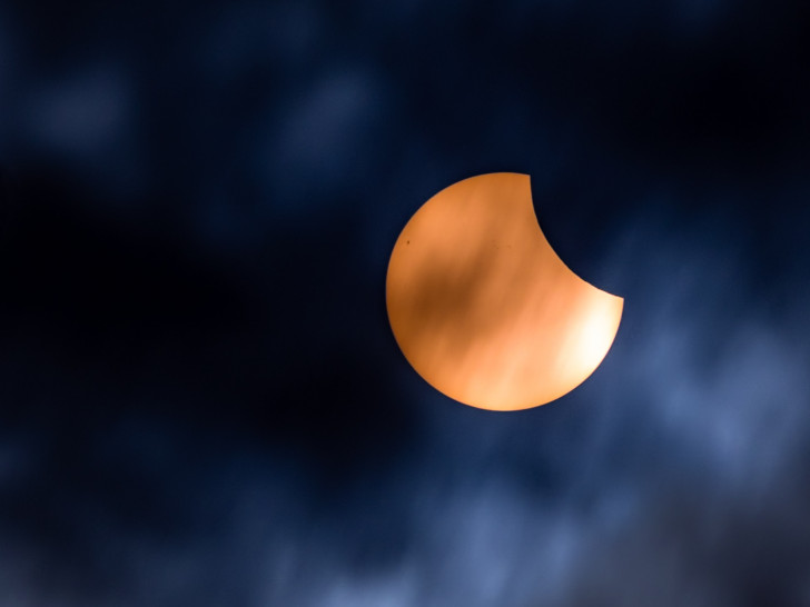 Im August gibt es eine partielle Sonnenfinsternis.