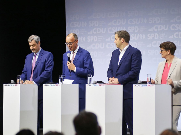 Unterzeichnung Koalitionsvertrag zwischen CDU, CSU und SPD am 05.05.2025