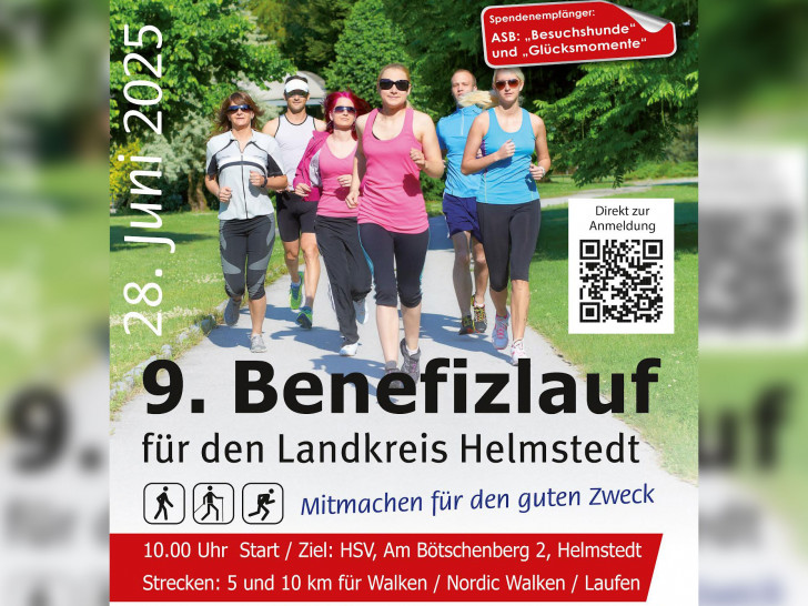 Ausschnitt aus dem Plakat zum 9. Benefizlauf