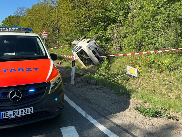 Auf der B244 kam es am Mittwoch zu einem Unfall. 