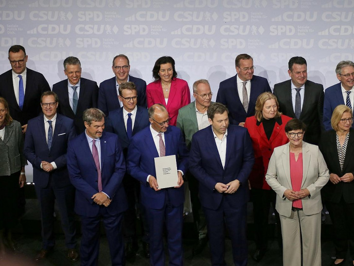 Unterzeichnung Koalitionsvertrag zwischen CDU, CSU und SPD am 05.05.2025