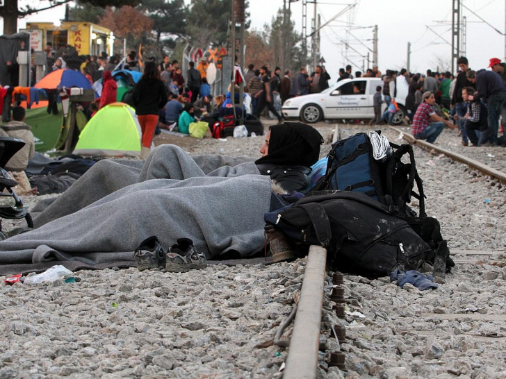 Flüchtlinge auf der Balkanroute (Archiv)