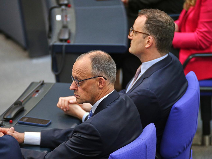Friedrich Merz und Jens Spahn am 06.05.2025