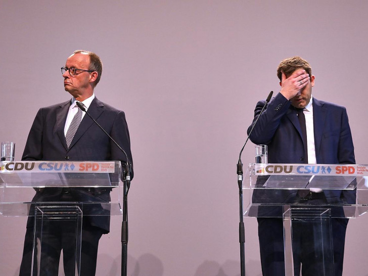 Friedrich Merz, Lars Klingbeil (Archiv)