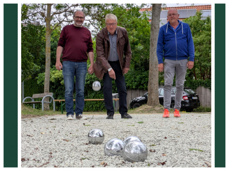 Sven Volkers, Klaus-Martin Jungkurth und Andreas Rink bei der ersten Partie.