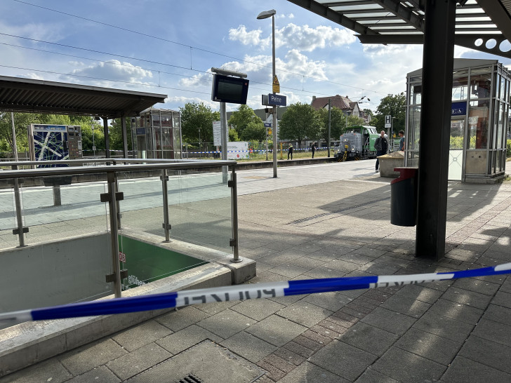 Der Bahnhof musste nach dem Vorfall gesperrt werden.