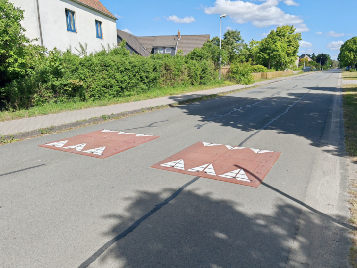 Die "Berliner-Kissen" in der Grußendorfer Lindenstraße.