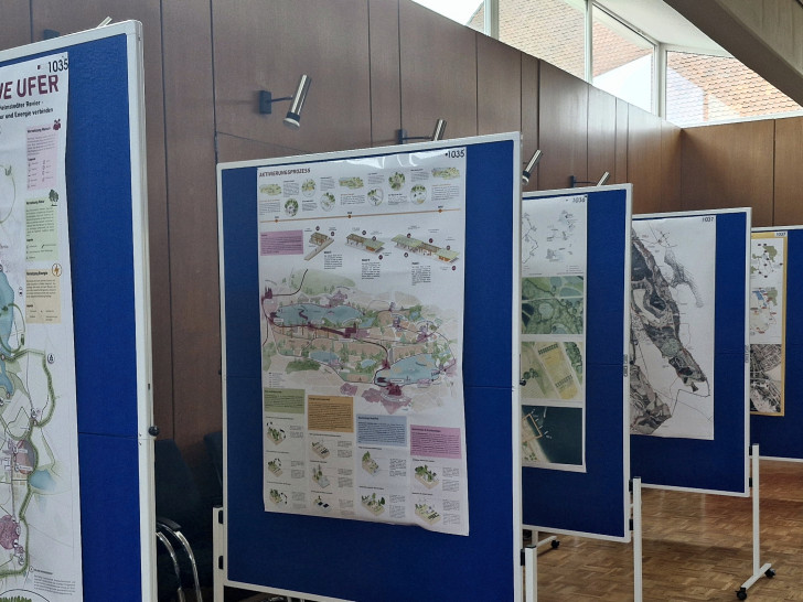 Die Ausstellung im Rathaus.