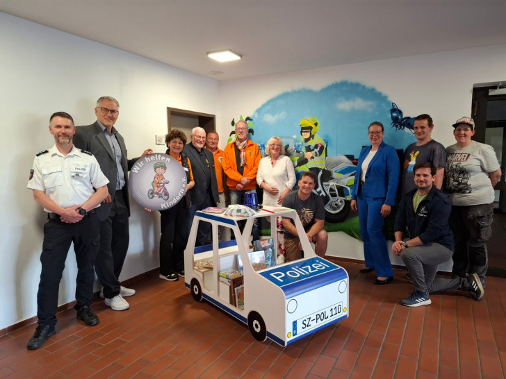 Das Polizei-Kinderauto.
