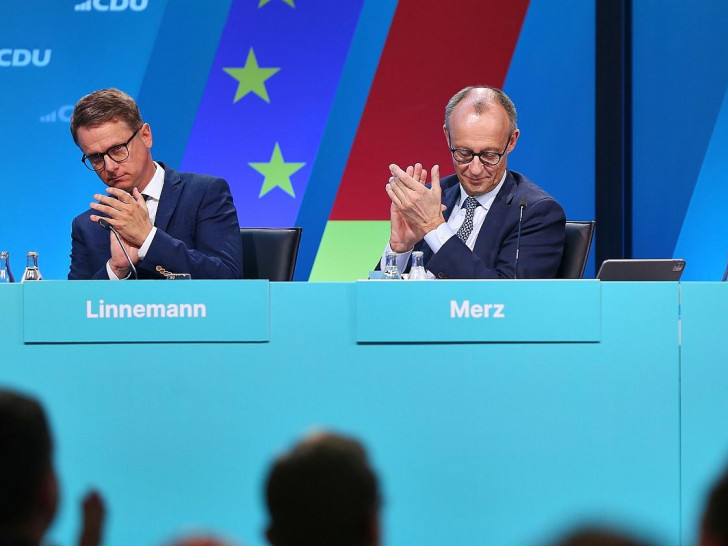 Carsten Linnemann und Friedrich Merz (Archiv)