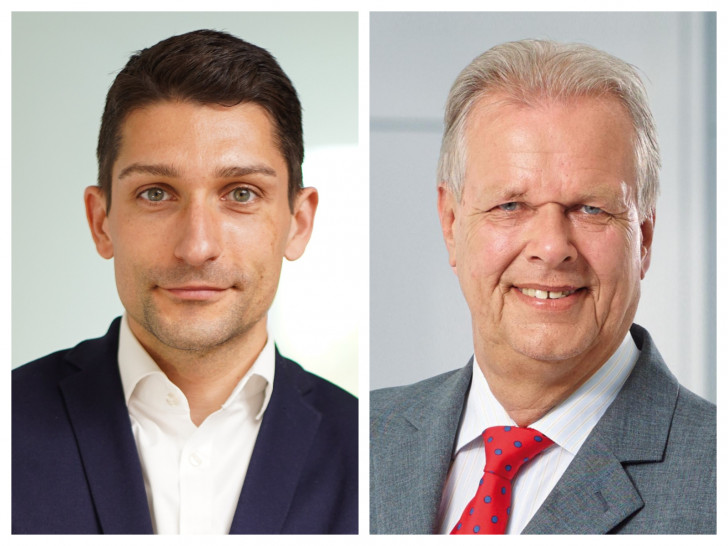 Florian Bernschneider (li.) löst Wolfgang Niemsch ab.