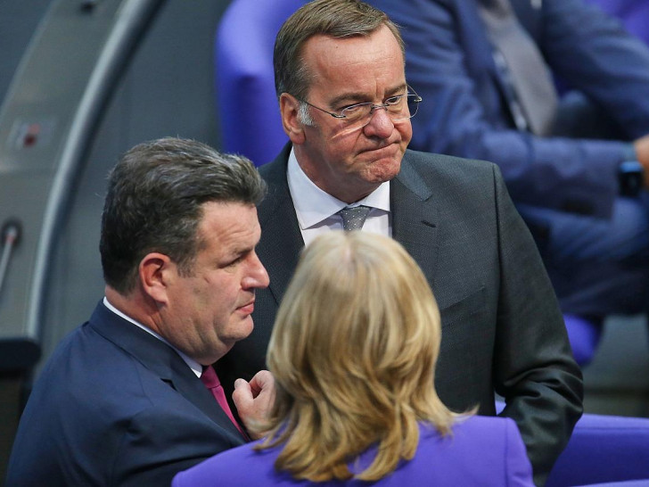Hubertus Heil, Boris Pistorius, Bärbel Bas am 06.05.2025