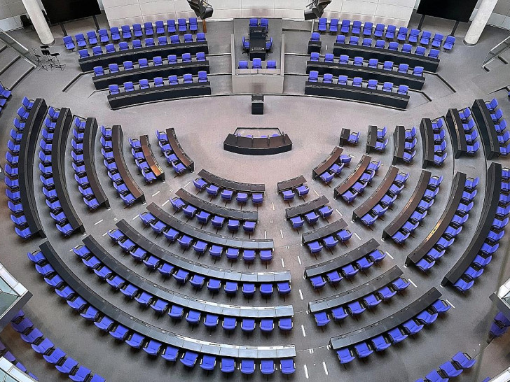 Plenarsaal des Deutschen Bundestags (Archiv)