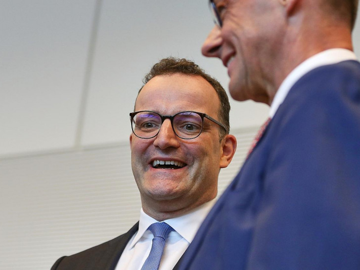Jens Spahn und Friedrich Merz am 05.05.2025