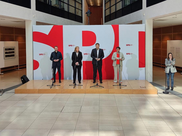 SPD-Pressekonferenz nach Gremiensitzung am 12.05.2025