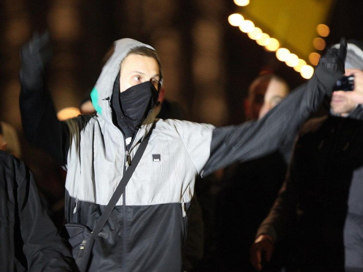 Neonazi bei Legida-Demo (Archiv)