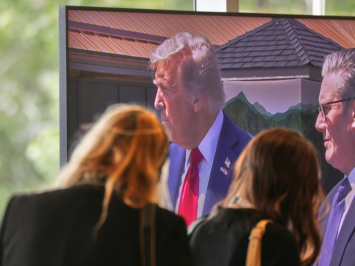 Donald Trump und Keir Starmer am 16.06.2025