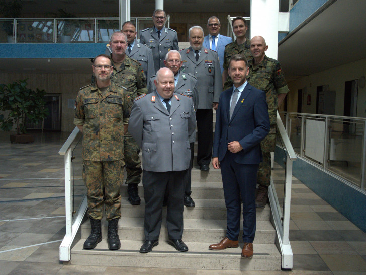 Der Empfang der Reservistenkameradschaft.