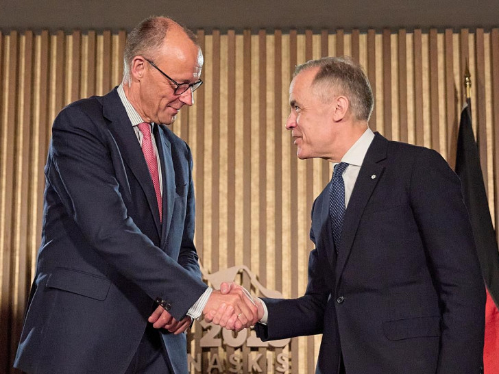 Friedrich Merz und Mark Carney