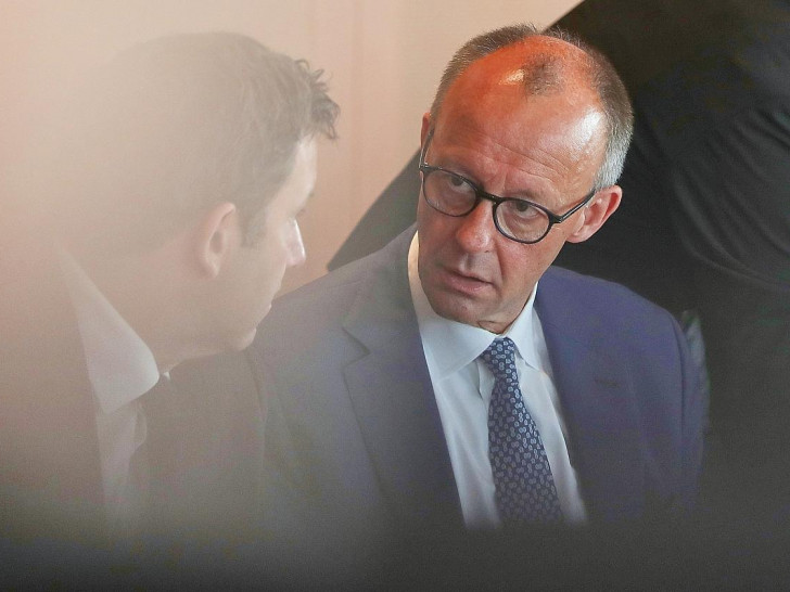 Lars Klingbeil und Friedrich Merz am 04.06.2025