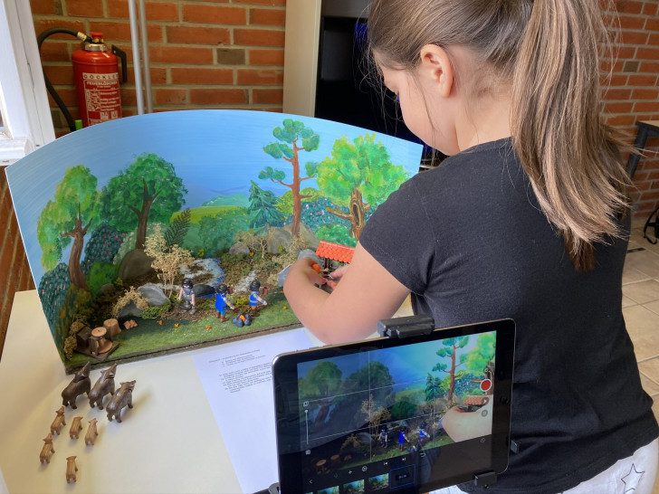 Beim Trickfilm-Workshop können die Kinder eigene Kurzfilme gestalten.
