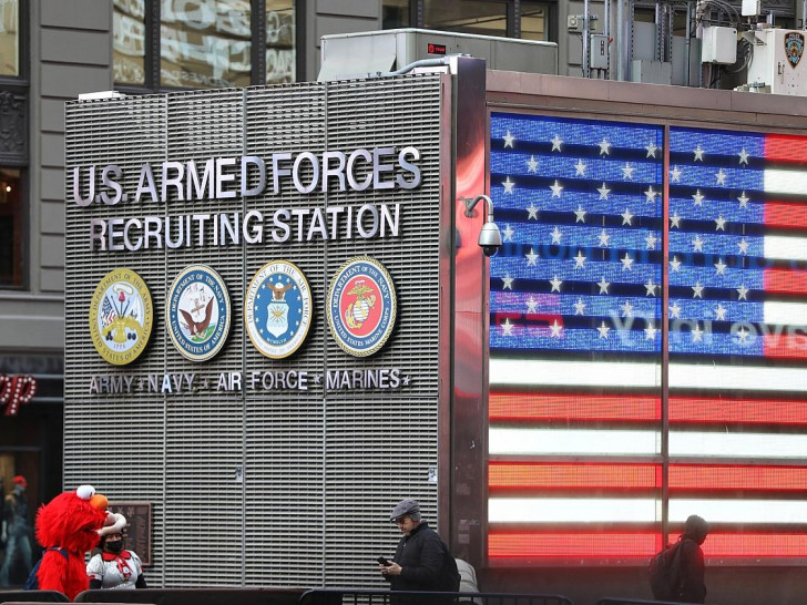 Rekrutierungsstation der US-Streikräfte (Archiv)
