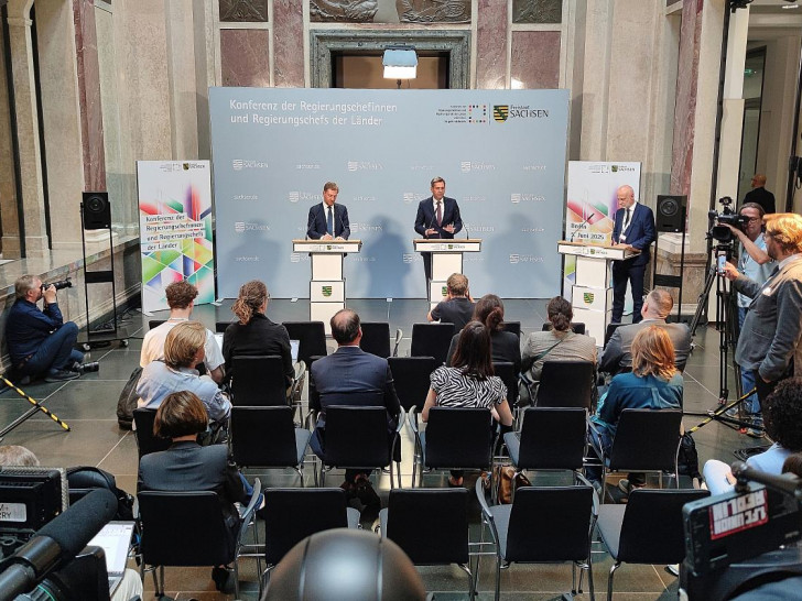 Michael Kretschmer und Olaf Lies am 05.06.2025