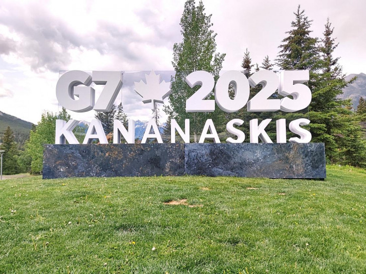 Logo von G7-Gipfel in Kanada im Juni 2025
