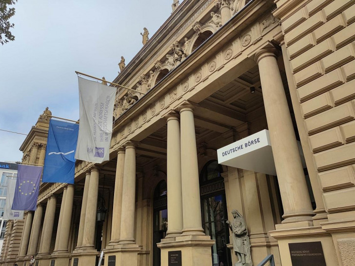Frankfurter Börse am Börsenplatz in Frankfurt am Main