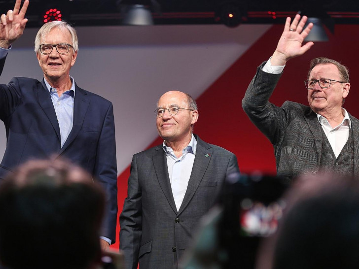 Mission Silberlocke: Dietmar Bartsch, Gregor Gysi, Bodo Ramelow (Archiv)