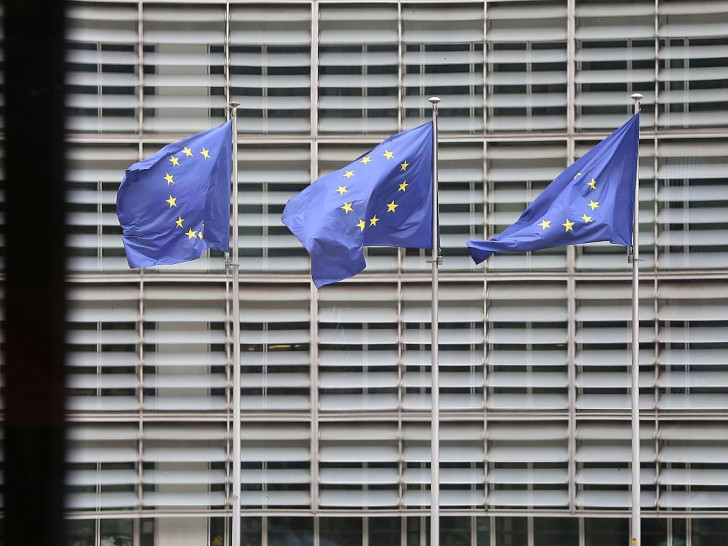 EU-Fahnen am 26.06.2025