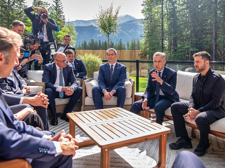 G7 treffen mit Selenskyj zusammen am 17.06.2025