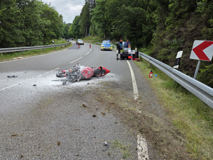 Die Unfallstelle.