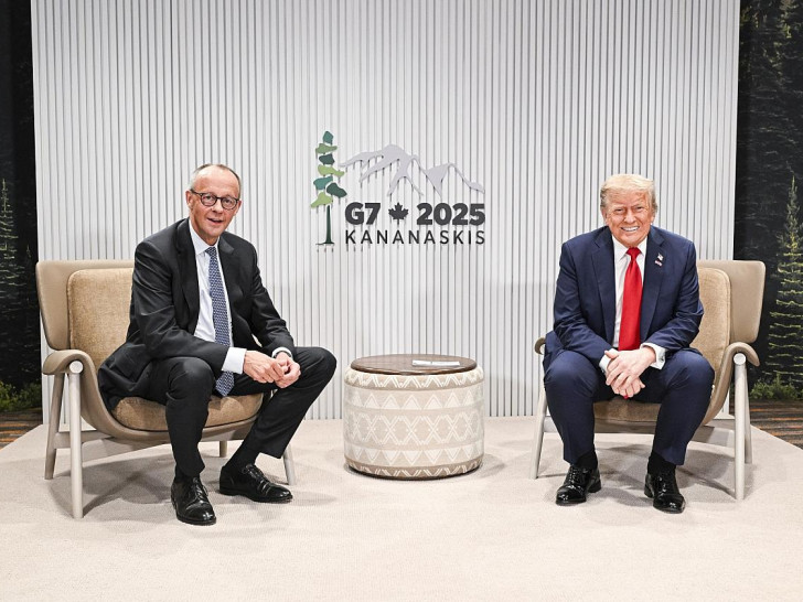 Merz trifft Trump beim G7-Gipfel in Kanada am 16.06.2025