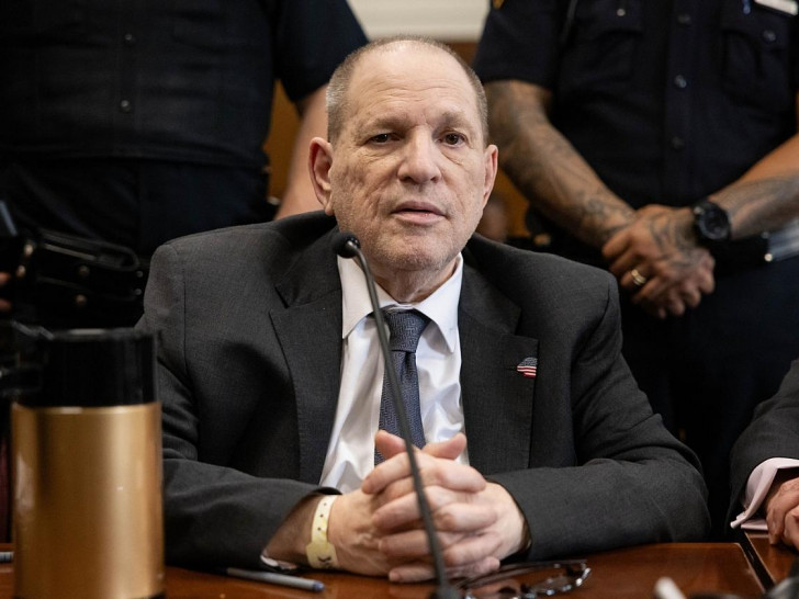 Harvey Weinstein beim Wiederaufnahmeverfahren in New York im Juni 2025