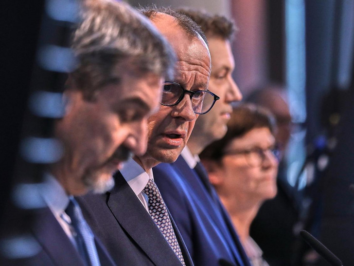 Söder, Merz, Klingbeil, Esken (Archiv)