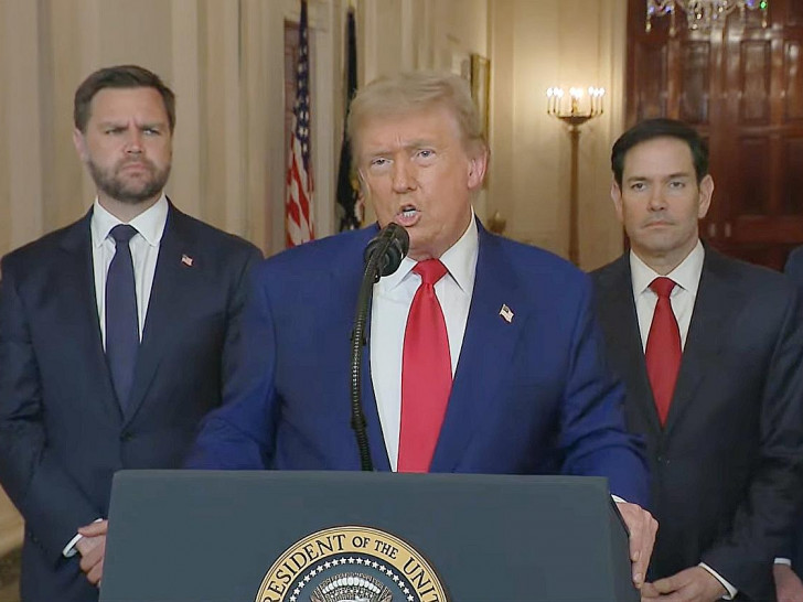 Donald Trump am 21.06.2025 US-Ostküstenzeit